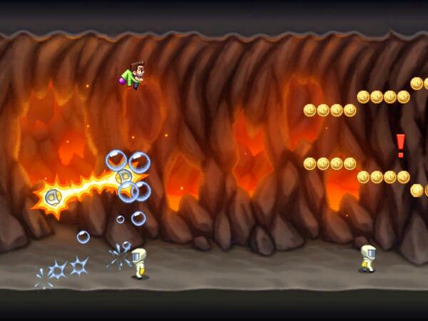 I just flew 852m in a totally crazy game of #JetpackJoyride on iPad.  bit.ly/rKuWqK