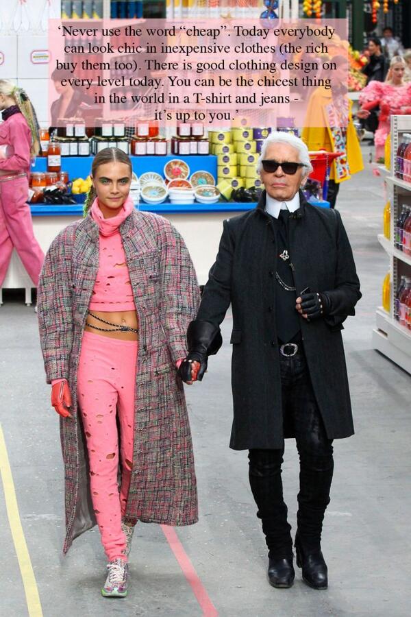 stokesy_89's tweet photo. @Melissa_Borg @SimranPharar words of wisdom by Karl Lagerfeld!! x http://t.co/HQnB08iaOg