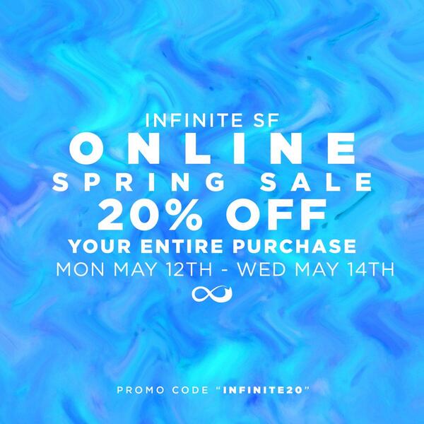 InfiniteSFC's tweet photo. MONDAY BIZNESS.

🌞 627 Post Street, SF 94109
⚡️ 11:00AM -7:30PM
🙌 http://t.co/5RqXPCvrUQ

SALE! http://t.co/Eo2lfw7uHD