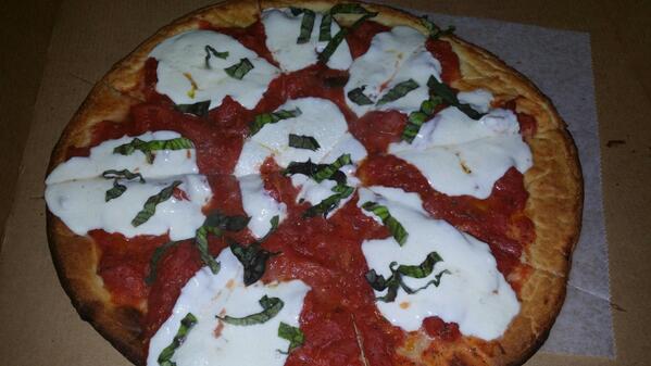 slicebwk's tweet image. Happy Monday Everyone!  Wanted to let you know we offer Gluten Free Pizza! Check this Margherita out!