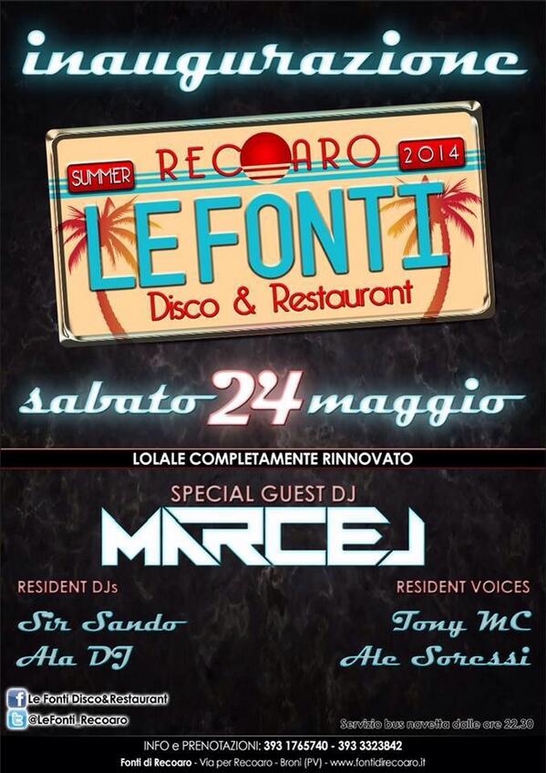 LeFonti_Recoaro's tweet photo. SABATO 24 MAGGIO - Torniamo e dimenticatevi completamente Le Fonti che conoscevate... #RecoaroIsBack http://t.co/OTk8U4RU9O