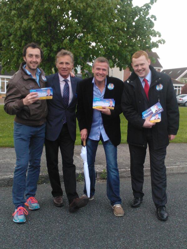 We finally caught up with @EamonnCoghlan1 - still hard to keep up with #voteforEamonn #DublinWest #byelection