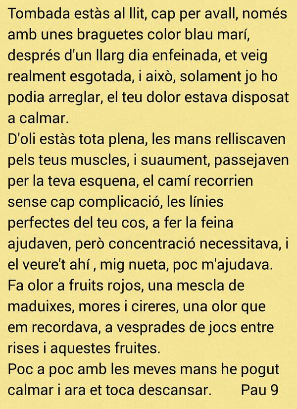 PauSollana's tweet photo. #tweetpoema 96 #Pau9 
Tombada al llit http://t.co/ocdQ1Wr0aC