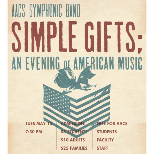 aacsus's tweet photo. Come to the band concert tomorrow, May 13th. http://t.co/oidY7qRtUz