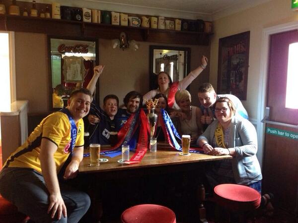 Devlinfish's tweet photo. @FootballRamble was a tense final... Our driver got involved, it was like a Fulham post training social http://t.co/anc3jxawRj