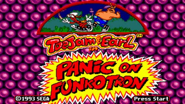 GameSpot's tweet photo. LIVE: @CTWatters celebrates #VGHM with ToeJam &amp; Earl in Panic on Funkotron. http://t.co/aVs3Li1sq0 http://t.co/AFkg6DZRtF