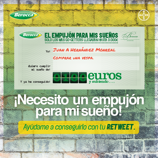 Comprar una vespa.  #EmpujonBerocca. bit.ly/1qx6A0E