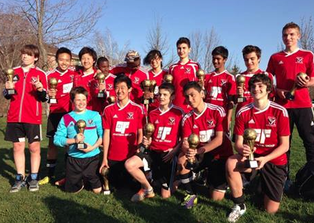 u_msc's tweet photo. Congratulations to the @u_msc U15 Boys Elite Division CHAMPS @ #FrankSobil tourney @OshawaKicks a Great Mother's Day! http://t.co/wEjVbLu6Rd