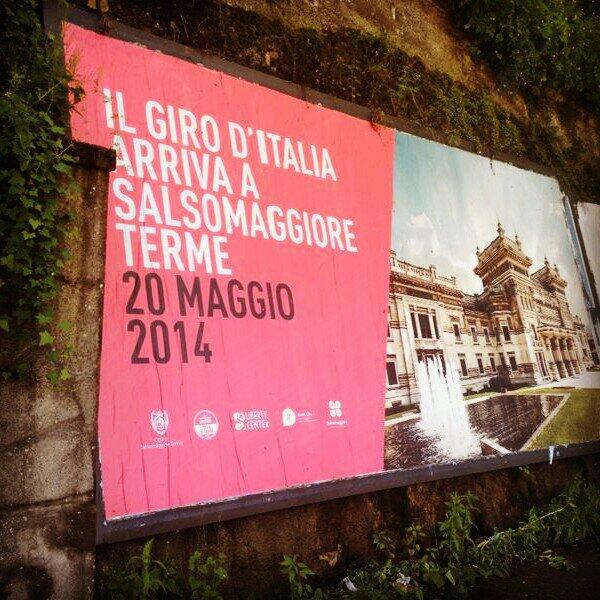 illustratori's tweet photo. arriva il @GirodItalia e #Salsomaggiore diventa una grande caramella #rosa! @comunesalso #FightforPink http://t.co/tGtv4MwF8c