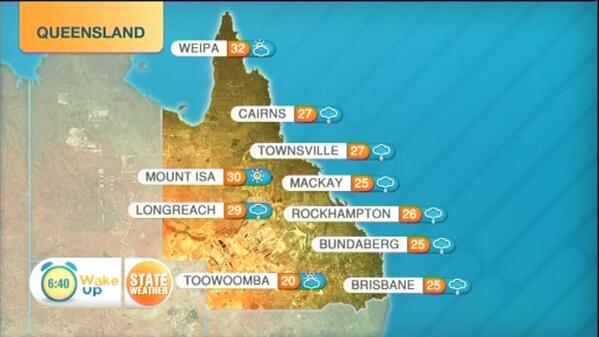10NewsQLD's tweet image. #WEATHER: Some showers around #QLD today. WATCH the full weather report bit.ly/1hIfY8q
