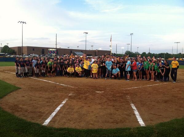Castle High School's Special Olympics softball game. <a href="/ChampsTogether/">Champions Together</a>