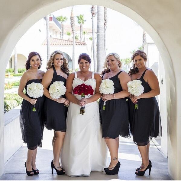 OCSunless's tweet image. Another bride w/the OC Sunless glow! Both bride &amp;amp; bridesmaid (on the left side of the bride) looking stunning!