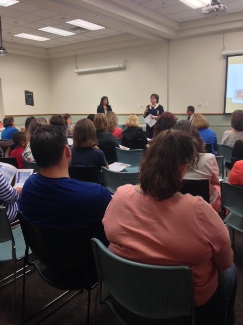 Great event tonight with @FLTeacherFaye answering questions about the new Florida Core Standards- standing room only!