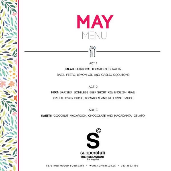 SCTheRestaurant's tweet photo. #MondayBlues?? Make your weekend plans early! Get your Saturday Reservations: 323.466.1900
#supperexperience http://t.co/ByQwmO34uJ