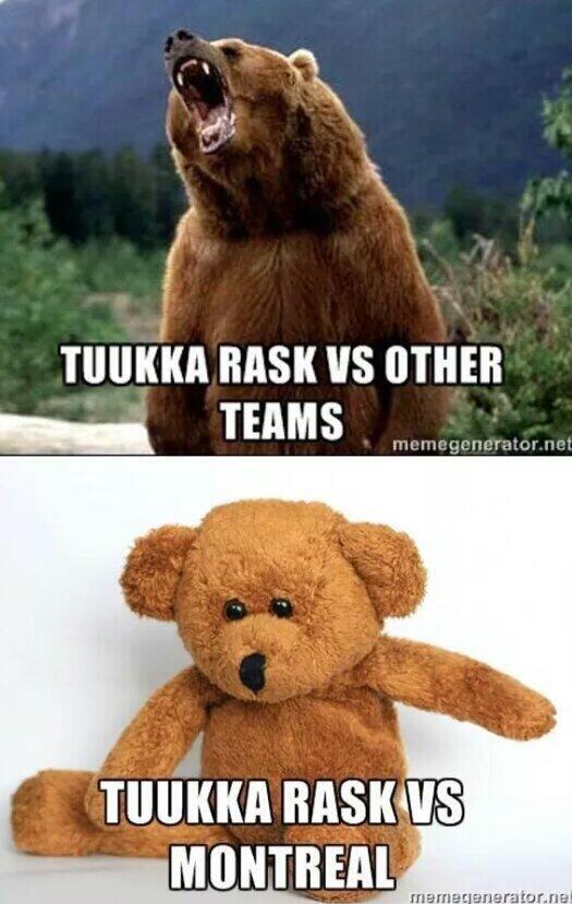 HockeyGods's tweet photo. Tuukka Rask http://t.co/Su8OECqzuz