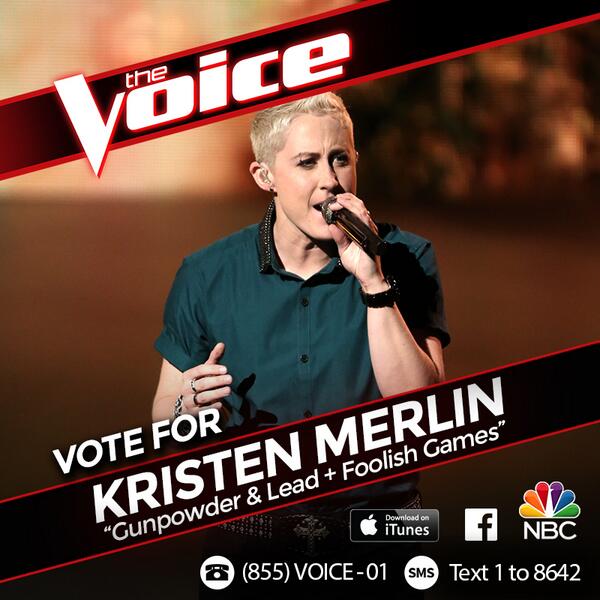 If you want #TeamShakira in the finale, vote for @kristenmerlin AFTER the show!