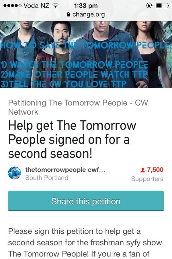 TTPCREW's tweet photo. We made it 7:5000 tweets for TTP THIS COULD BE OUR CHANCE @cwtp @CW_network #BringbackTTP http://t.co/K9FTeGfAeL