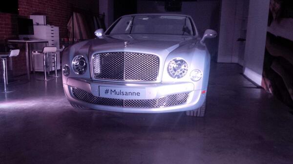 RyanLeeFlynn's tweet photo. #Mulsanne #BentleyStudio #NewYork http://t.co/mKOcecyXXG