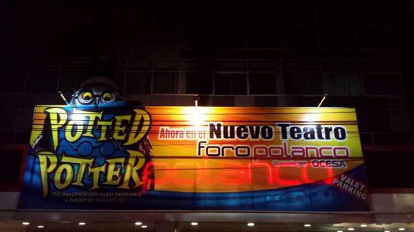 GeneraMusica's tweet photo. Así luce el @Foro_Polanco a 5 días del regreso de @PottedPotterMx. ¿Qué esperas para comprar tus boletos? http://t.co/S91i0lsfZF