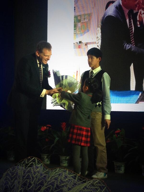 BF_Group's tweet image. Richard Purchase @ the World University President Forum #BlueTasselschool #Suzhou