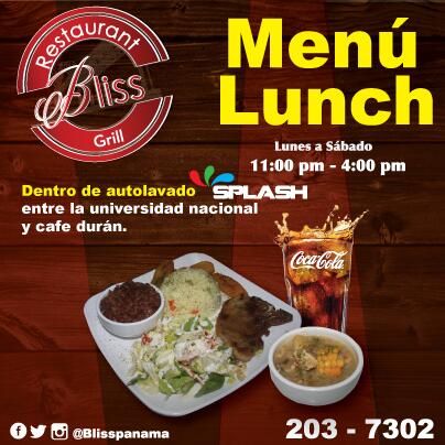 Mañana de 11 - 4 pm lunch desde 6.00 balboas. <a href="/TravelPanamaNew/">TravelPanamaNews</a> <a href="/Traficologo/">traficologo</a>  <a href="/DaciaOrtegahPA/">Dacia Ortega</a>  <a href="/bucohambre/">Bucohambre.com</a> <a href="/onunez02/">OMAR NUÑEZ</a>
