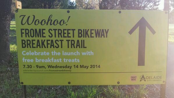 Ret_Rec_Players's tweet photo. @SAChapter Frome Rd Bikeway launch tomorrow am. Will you be there on your bike to support this important initiative? http://t.co/iV4gL7XBGX