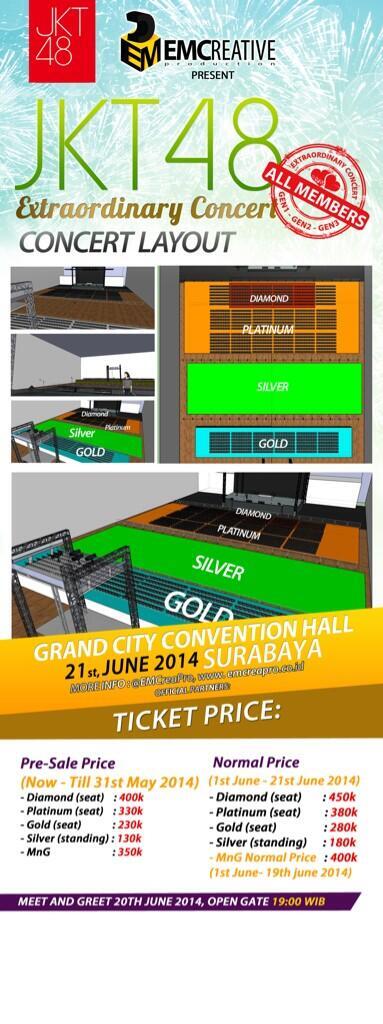 Wani48Surabaya's tweet image. layout Konser JKT48 #EXTRAORDINARYEXPERIENCE