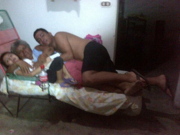Mi madre y mi sobrina y yo