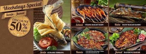 Bunda_us's tweet photo. Talaga Sampireun Diskon 50% s/d 31 Mei 2014 - http://t.co/LdpPpntv9R http://t.co/4pMSdGzfpy