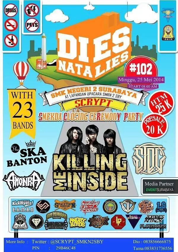 DRPKRTFDC's tweet photo. Ramaikan acara pensi ini .. 
HTM : 25K
PRESALE : 20K http://t.co/0HAfQoBl8y