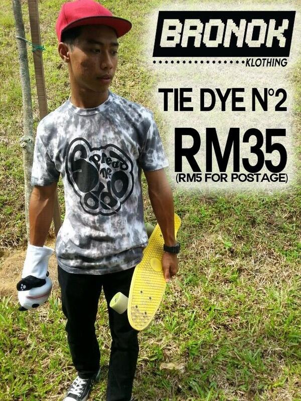 bronok tiedye #2

rm35+5 postage

"majulah bronok untuk negara" <a href="/twt_lokalah/">#LOKALAH</a> @thelokalrism