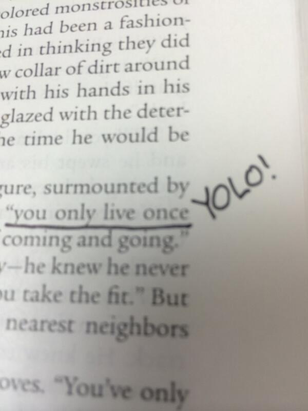 chadshewitt's tweet photo. Found this in my English anthology #yolo http://t.co/RQrhJtTiIB
