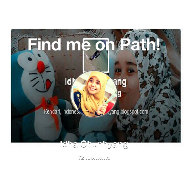 Idha_Chunhyang's tweet photo. I've shared 72 memories with my friends on #Path - see them now at http://t.co/Y1Dd0C893a! #thepersonalnetwork http://t.co/g6201dfNjG