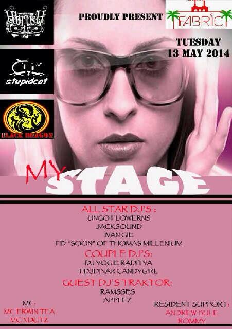 JktProject's tweet photo. Tonight Tuesday 13 May MY STAGE @fabricJKT with @HB_RushEnt http://t.co/sAc0Q9mmsS