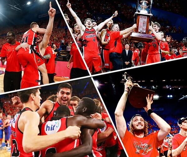 PerthWildcats's tweet photo. This time, one month ago we celebrated Championship number six!  #RedArmy http://t.co/jN4qAWyAeI