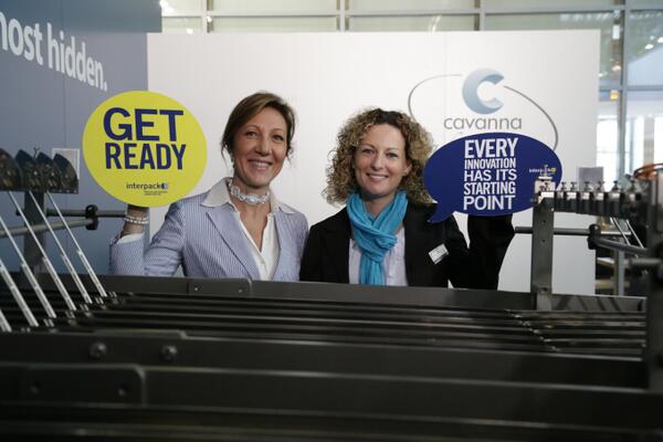 cavannagroup's tweet image. Alessandra #Cavanna and Miriana in our booth! Come and visit us @ H14/A14 in #interpack #interpack2014 #packaging