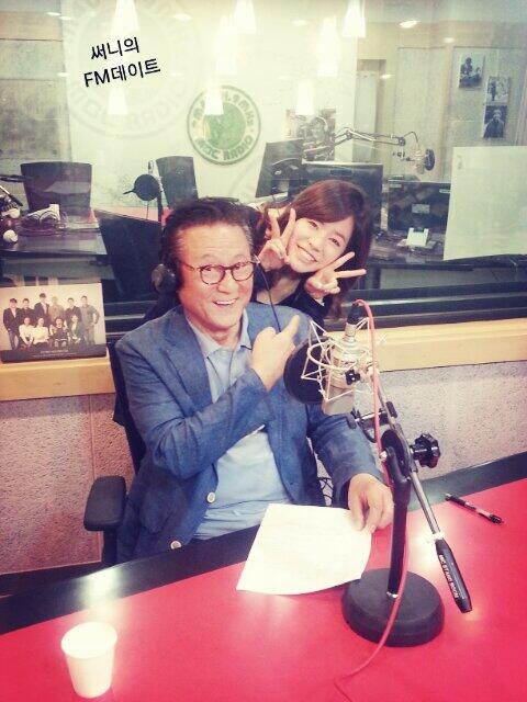140513 써니의 FM데이트 트위터 3개 +윤하님트위터 써니언급