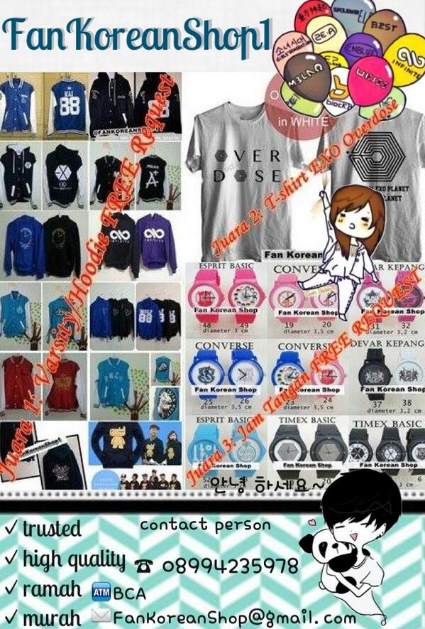 kpopindo8v's tweet photo. @darassi_ Follow dan ikuti GA @FanKoreanShop1 hadiahny menarik loh.More info cek fav nya. http://t.co/PNFhCtHf8J #FKSOverdoseGA *5400