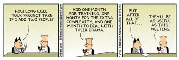 nasscomdeeptech's tweet photo. Remember, “Too many cooks spoil the broth” #comics #dilbert #ProductPunch http://t.co/v1vdRBftWI