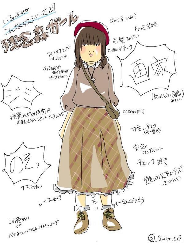 いるよね こんな奴 Auf Twitter いるよね こんな奴シリーズ27 残念森ガール T Co 7rplsvvqlc Twitter