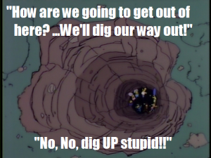 Dig up, stupid. #ThreeWordBudget