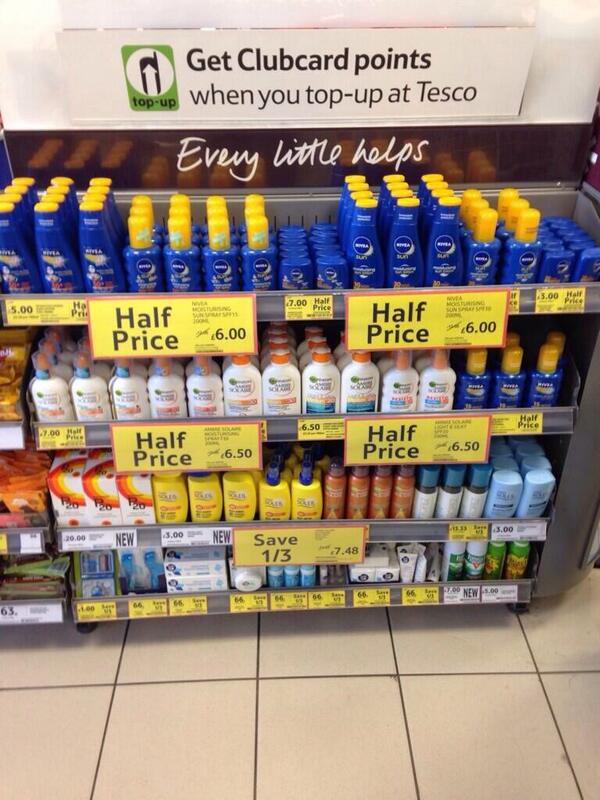 Lockdown2014's tweet image. Don't forget sun cream products should all have yellow security stickers on them. Have you done this ?