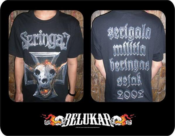 belukarcult's tweet photo. Ts Seringai - Beringas . Size: M . IDR: 125.000 (exclude shipping) . For Order 085725191666 . http://t.co/SDdi2K6MnO