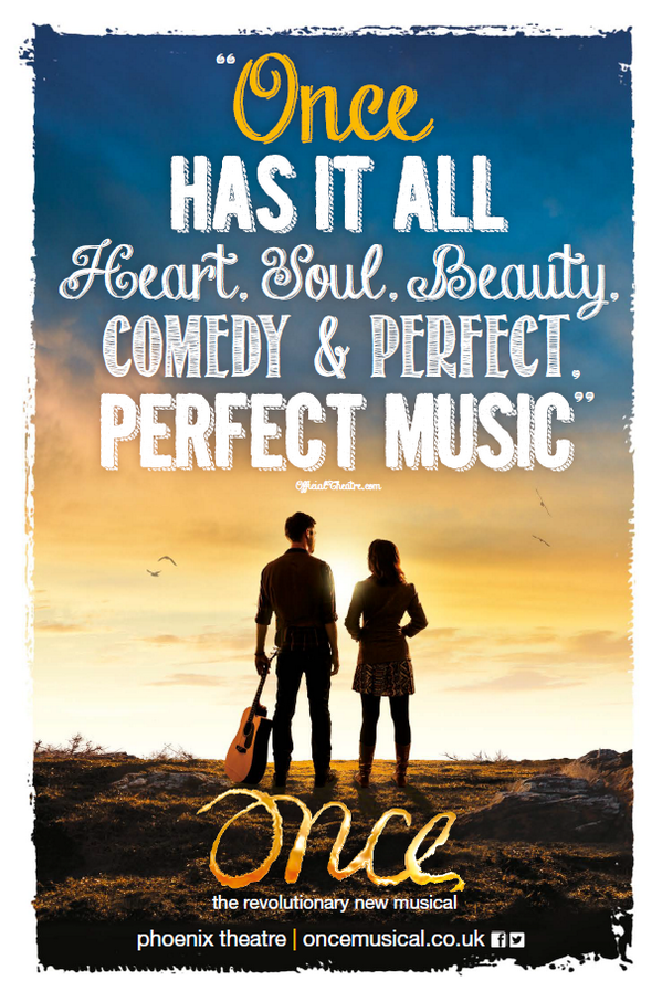 OnceMusicalLDN's tweet photo. Because our new poster is beautiful. #OnceHasItAll: http://t.co/wPSJyhASRM