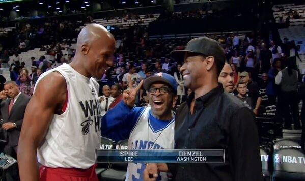 MiamiHeatStrong's tweet photo. He Got Game reunion last night in Brooklyn, but it was the @MiamiHEAT who had game, specially @KingJames with 49pts http://t.co/dRGICotHJD