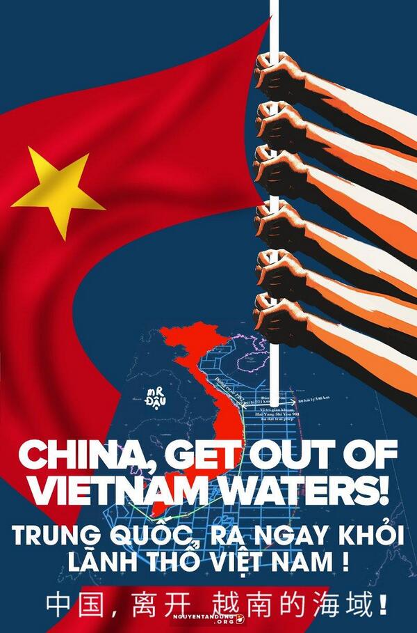 suzy_kitb's tweet photo. #Vietnam Propaganda Picture #GetOutChinese #ParacelSpratlyBelongToVietnam http://t.co/D3kfKCUBoD http://t.co/PX2l7HM2AY