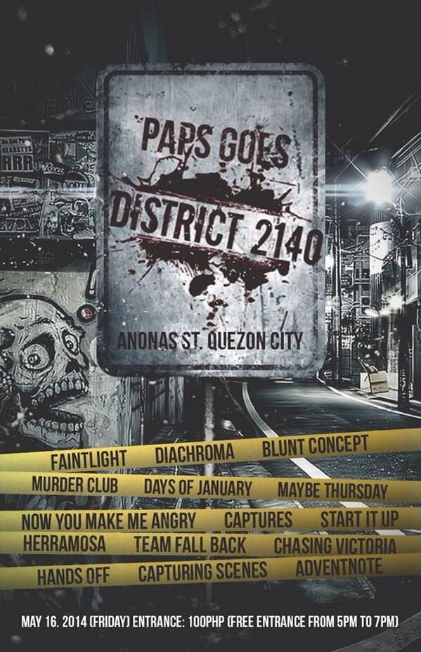 Paps Goes District 2140.
May 16, 2014 (friday)