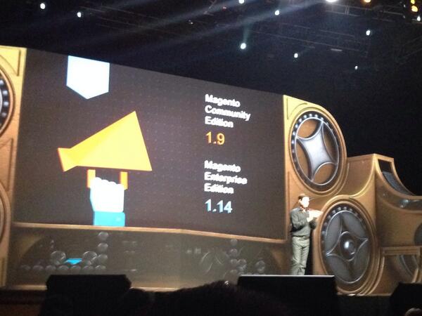 phoenix_medien: Two new @magento versions available now! #MagentoImagine http://t.co/PGOK7z0x7w