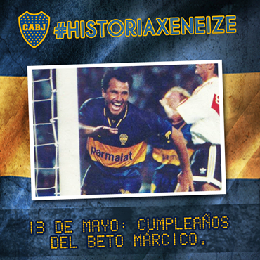 BocaJrsOficial's tweet photo. #HistoriaXeneize  ¡Feliz cumpleaños, Beto! Alberto José #Márcico fue ídolo de #Boca desde el primer día http://t.co/UOrLgbROBa