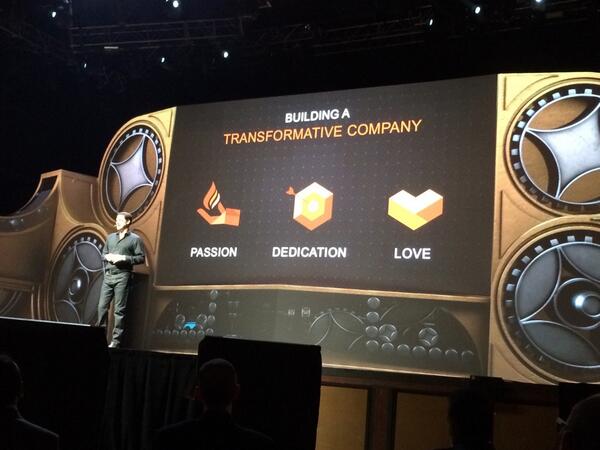 NilsBoeEriksen: Key to successful transformation. Passion, Dediction, Love. Transforming from B2C/B2B -> H2H #magentoimagine http://t.co/rMU7GxeoQI